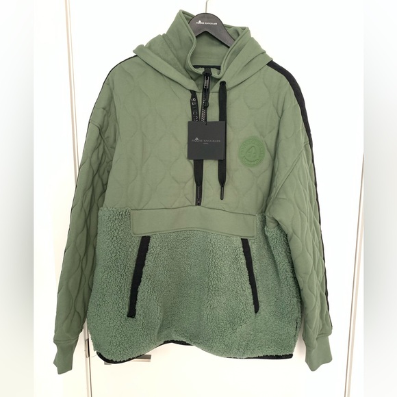 Moose Knuckles Newkirk Popover Hoodie In SAP Green Size XXL NEW